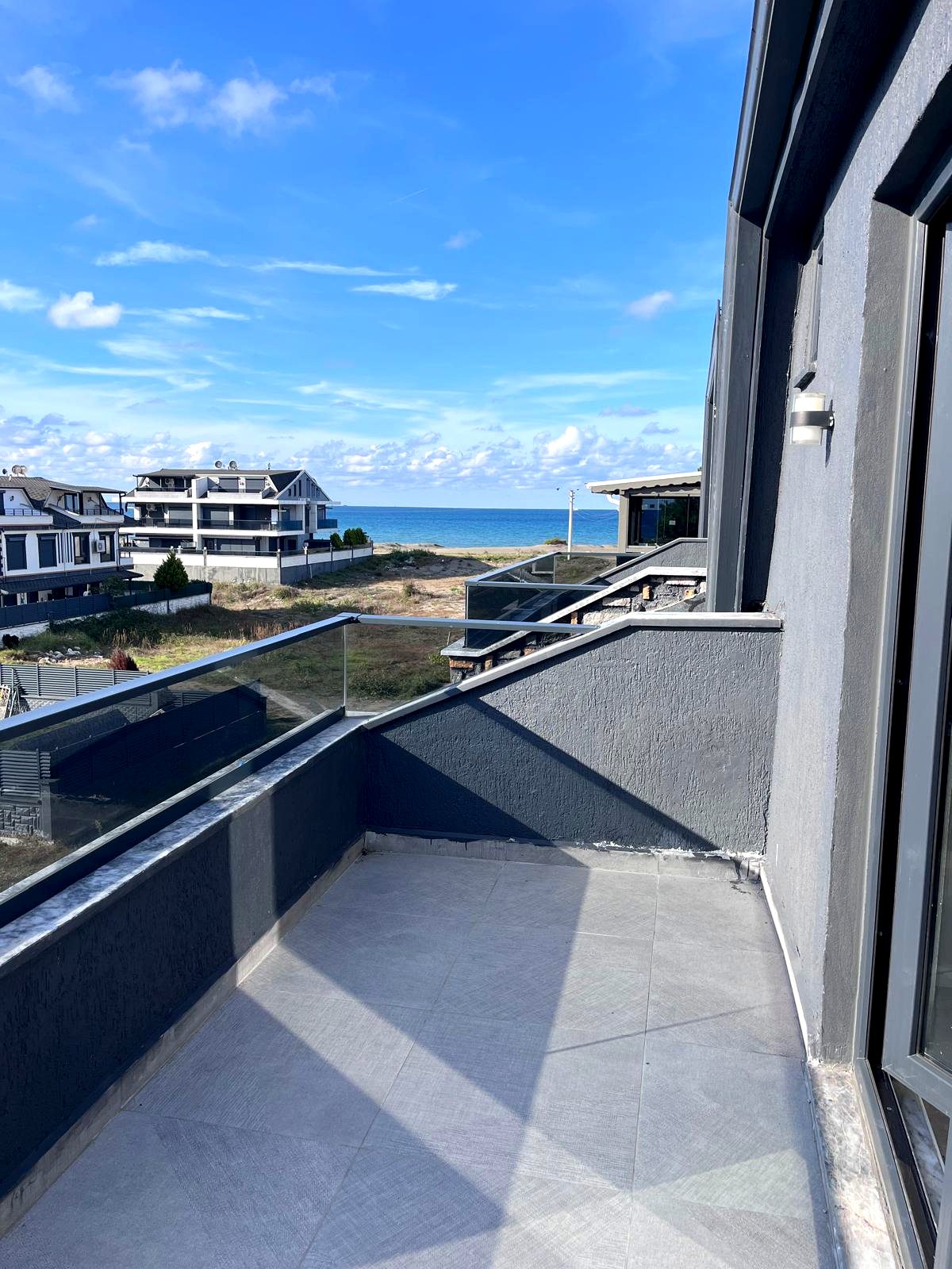 Villa 2 çatı balkon deniz yönü